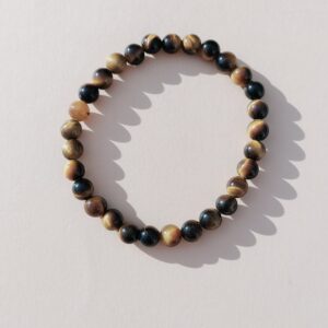 Pulsera de Ojo de Tigre en bola de 6mm.