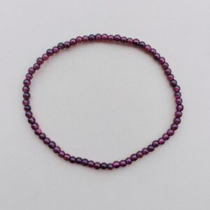 Pulsera de Granate en bola de 3mm.