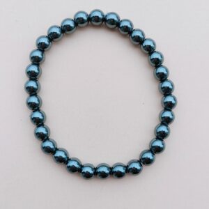 Pulsera de Hematite en bola de 6mm.