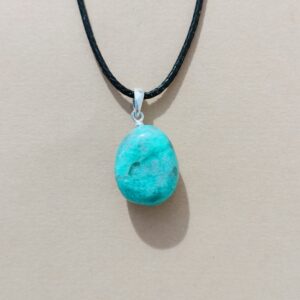 Colgante en plata de Amazonita.