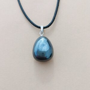 Colgante en plata de Hematite.