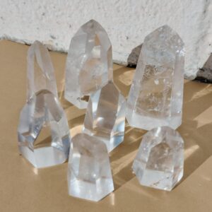 Puntas de Cuarzo blanco 45€/kg