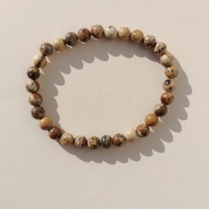 Pulsera de Jaspe Paisina en bola de 6mm.