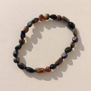 Pulsera de 3 ojos en formato rodado.